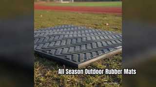 Outdoor Rubber Flooring All Seasons Durability