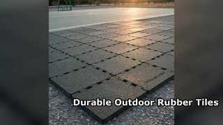 Durable Outdoor Rubber Flooring Tiles