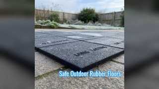 Outdoor Rubber Flooring All Seasons Safety