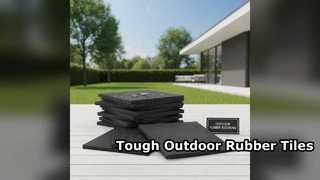 Durable Outdoor Rubber Flooring Tiles